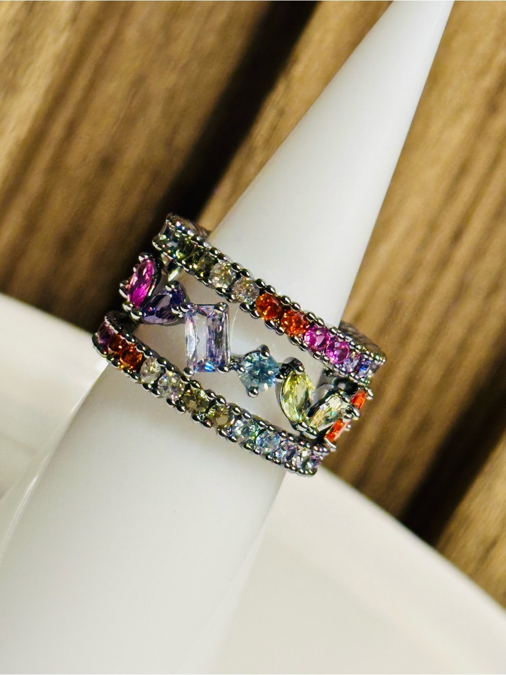 Bomb Party OG Ring size 5 “Be A Nice Human” Autism Awareness (3 rings)